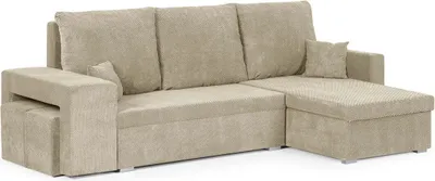 Produktbild von DOTEX2 Ecksofa mit Schlaffunktion - Cappuccino