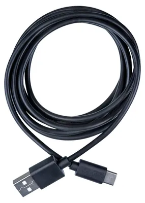 Produktbild von Bigben Interactive USB-C-Lade- und Datenkabel [2 Stk, 3m], 3 m, USB A, USB C, USB 2.0, Schwarz
