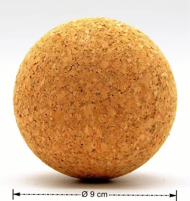 Produktbild von Kork Kugel 9 cm - Weinkorken Kugelstopfen Holzkorken Korkbälle Korkstopfen