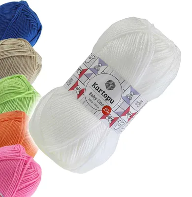 Produktbild von 100g Strickgarn Kartopu BABY ONE Antipilling Babywolle Babystrickgarn, 45 Farben