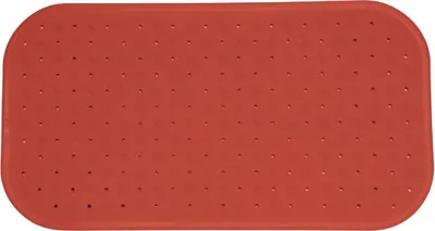 Immagine prodotto di MSV premium tappetino da doccia tappetino da bagno tappetino da bagno antibatterico antiscivolo con ventose - rosso terracotta - profuma di rose - circa 36 x 76 cm - lavabile a 60° gradi