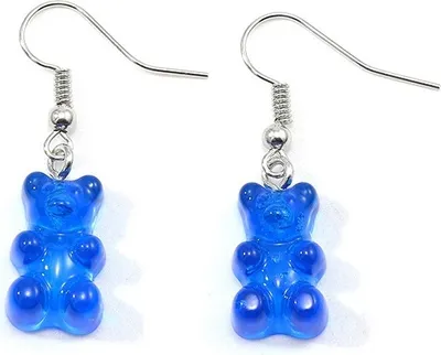 Produktbild von Náušnice Bear-Modrá KP27468