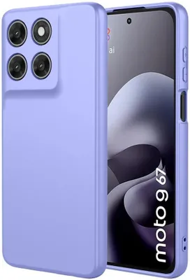 Produktbild von Hülle für Motorola Moto G67/G77 - Phonesta Soft Silk Silikon Back Cover - Lila