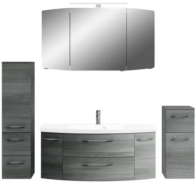 Produktbild von Pelipal Cassca Sprint Badmöbel-Set mit Spiegelschrank und Waschtischunterschrank