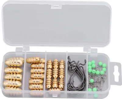 Immagine prodotto di Kit di pesca -in ottone -affondatore con scatola per bass saltwater in dotazione