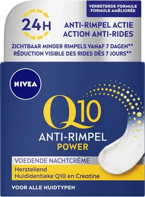 Produktbild von Nivea Nachtcreme Anti-Rimpel Q10 Power 50ML