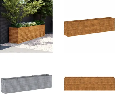 Obrázok produktu pre vidaXL Zvýšený záhon 291x50x69 cm Corten oceľ - Zvýšený záhon - Zvýšený záhon - Kvetináč