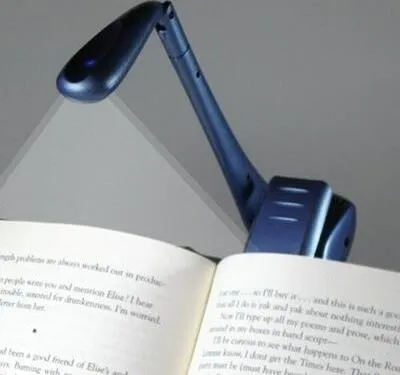 Produktbild von Clip-On Booklight - Blau - Leselampe