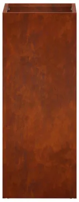 Immagine prodotto di Due vasi da giardino, effetto ruggine, dimensioni 20 x 20 x 40 cm