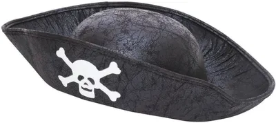 Produktbild von Piratenhut mit Totenkopf für Kinder