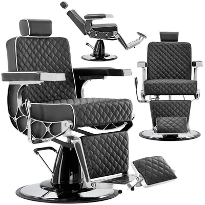 Zdjęcie produktu dla Fotel barberski Connor fryzjerski hydrauliczny do salonu fryzjerskiego barber shop Barberking