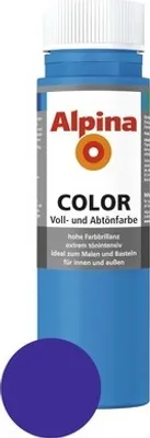 Produktbild von Alpina Voll- und Abtönfarbe Royal Blue 250 ml