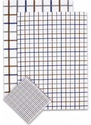 Obrázok produktu pre Extra savá utierka 50x70, kockovaná, modrá, 3 ks
