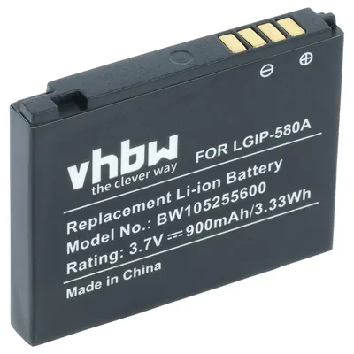 Produktbild von vhbw Akku Ersatz für LG LGIP-580A für Handy Smartphone Telefon (700 mAh, 3,7 V, Li-Ion)
