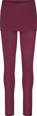 Produktbild von Hip Skirt Yoga Leggings mit Rock, weinrot L