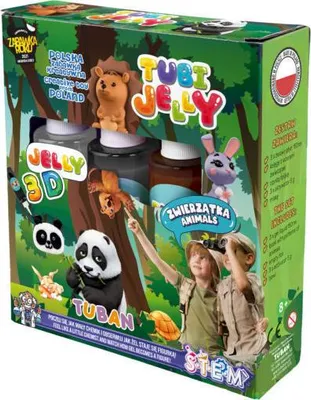 Immagine prodotto di TUBAN Tubi Jelly set 3 colori Animali TU3320