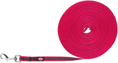 Produktbild von TRIXIE Schleppleine, gummiert, S–M: 10 m / 15 mm, fuchsia