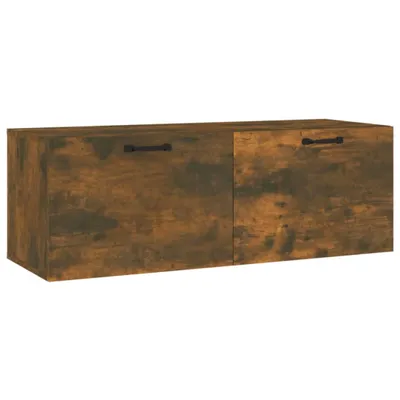 Immagine prodotto di vidaXL Armadio a muro in rovere fumé 100x36,5x35 cm Materiale a base di legno