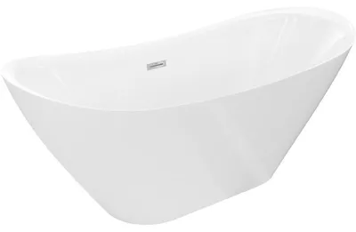 Obrázek produktu pro Mexen Lotos volně stojící vana 140 x 75 cm, bílá, přepad chrom - 52051407700-01