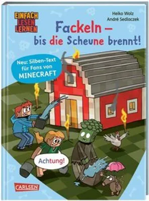 Obrázok produktu pre Minecraft Silben-Geschichten: Fackeln - bis die Scheune brennt!
