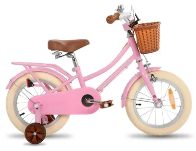 Zdjęcie produktu dla Rower dziecięcy – 12 cali (30 cm) – z koszykiem – dla dzieci w wieku 3–6 lat – nośność ponad 20 kg – dwa koła – różowy