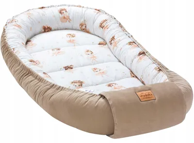 Produktbild von Jukki XXL Baby Kokon Baumwolle Velvet Prima Ballerina