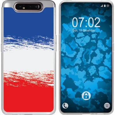 Produktbild von PhoneNatic Case kompatibel mit Samsung Galaxy A80 Silikon-Hülle WM France M5