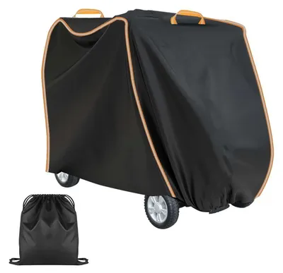 Obrázok produktu pre Poťah na elektrický vozík, 420D Oxford, vodeodolný, s UV ochranou, pre vozíky s 3/4 kolesami, veľkosť 2XL, 175x119x63 cm