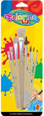 Produktbild von Colorino Schulpinsel 8 Stück