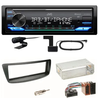Produktbild von JVC KD-X482DBT Bluetooth DAB Einbauset Toyota Aygo Citroen C1 Peugeot 107