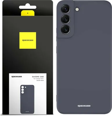 Immagine prodotto di Custodia in silicone SPACECASE Custodia in silicone per Galaxy S22+ Nero