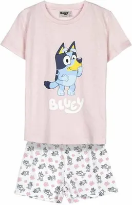 Produktbild von Bluey Schlafanzug Kinder Pyjama T-Shirt & Short aus 3 Jahre