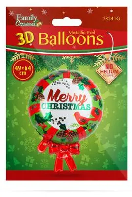 Immagine prodotto di Palloncino natalizio - foglio di alluminio - ghirlanda - 64 x 4