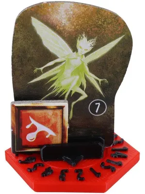 Immagine prodotto di Base per Gloomhaven, Frosthaven e Zampe del Leone, rosso/nero