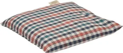 Image de Coussin chauffant aux noyaux de cerise Classico - 25 x 27 cm - Carreaux - Compresse de chaleur/froid chauffable au micro-ondes
