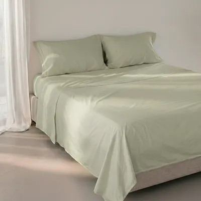 Image de Drap de dessus HappyFriday Basic Beige 180 x 270 cm