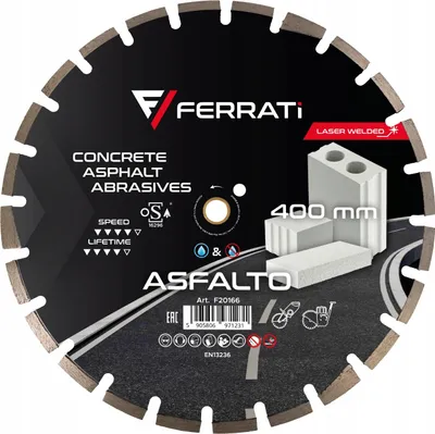 Image de Ferrati Asfalto 400 mm Diamanttrennscheibe