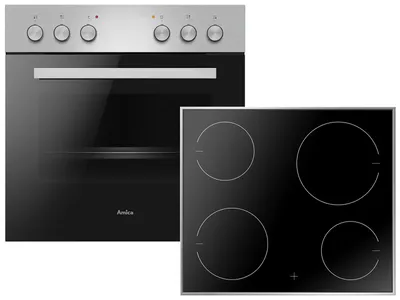 Produktbild von Amica EHC207001EE Set Einbauherd EH927600E + Glaskeramikkochfeld EC744000E