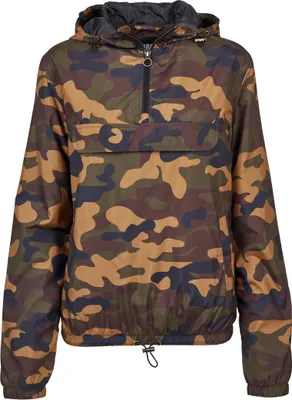 Produktbild von Urban Classics Ladies - PULL OVER Jacke wood camo - S
