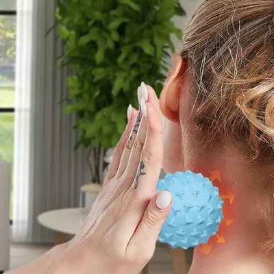 Produktbild von Fußmassageball mit Stacheln für Tiefengewebemassage