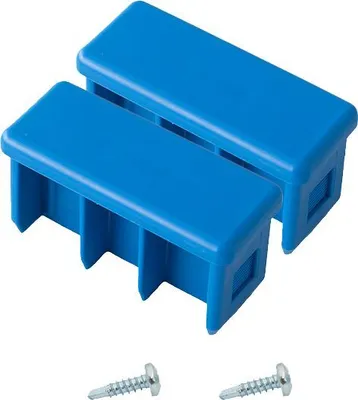 Produktbild von 1 Paar Kopfstopfen 64 x 25 mm Krause 211033 blau für STABILO Leitern Kappen