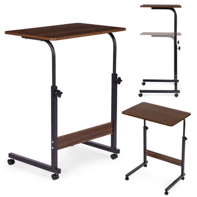 Produktbild von Mobiler Laptoptisch - Höhenverstellbar, MDF, Rollen