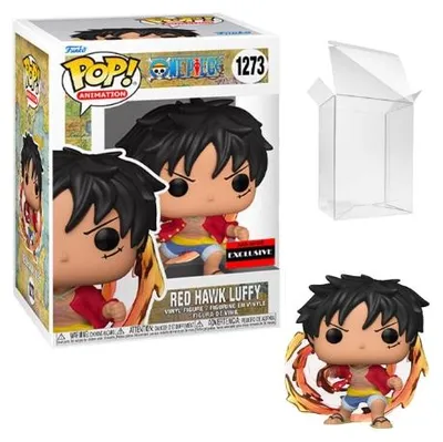Immagine prodotto di One Piece Funko POP! animazione in vinile figura Falco Rosso Luffy (1273) Chase-Variante