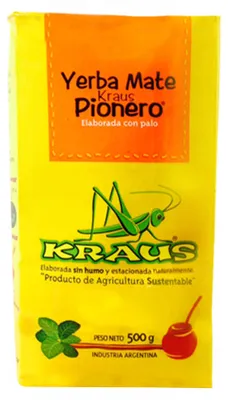Zdjęcie produktu dla Yerba Mate Kraus Pionero Elaborada Con Palo 0,5kg 500g