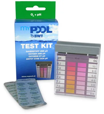 Produktbild von myPOOL Sauerstoff/pH Testgerät inkl. 2x20 Tabletten