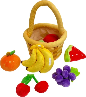Zdjęcie produktu dla Pluszowa zabawka Magic Baby Owoce w koszyku