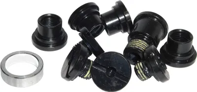 Produktbild von Campagnolo FC-AT300 Kettenrad-Kit (Schraube+Mutter) S-Record (Satz à 5 St.), schwarz, 10-teilig (1 Set)