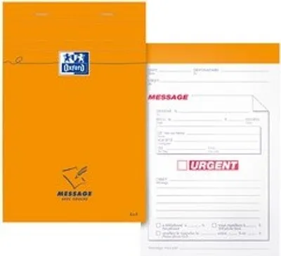 Produktbild von Oxford 100106293, Einfarbig, Orange, Matt, 80 g/m², Universal
