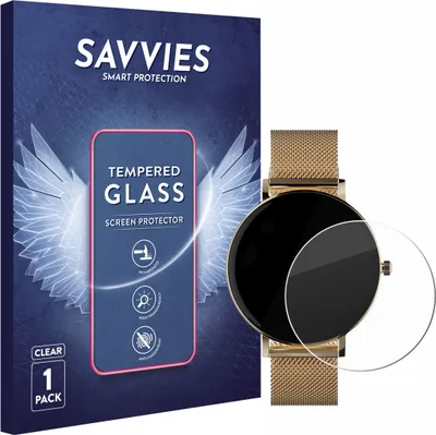 Produktbild von Savvies Schutzglas für ZenWatch Venice Pro Displayschutz 9H Glas klar transparent