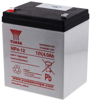 Image de YUASA Batterie au plomb rechargeable NP4-12